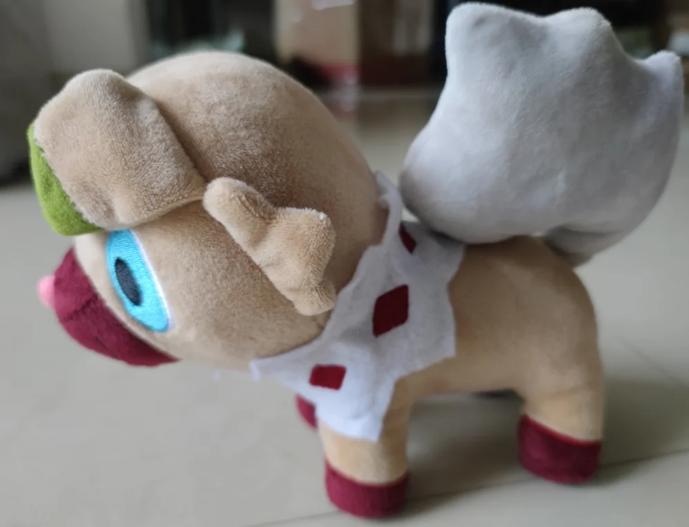 Плюшевая мультяшная кукла Rockruff игрушечная собака животное плюшевая хороший