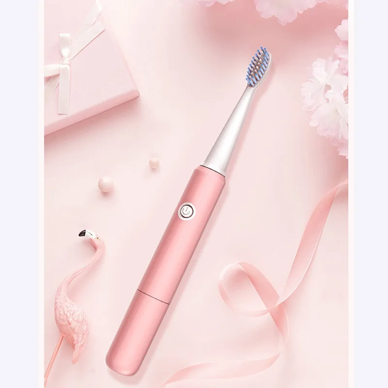 Звуковая электрическая зубная щетка для пар взрослых IPX7 ультра звуковая батарея