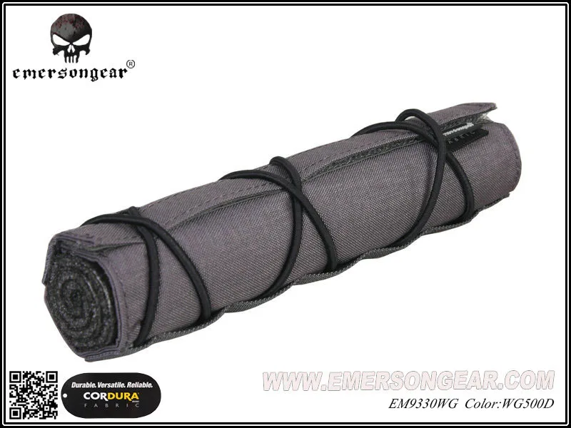 WG Emerson gear Emerson 22 см подавитель глушителя Mirage Cover Shield Sleeve глушитель чехол для страйкбола - Цвет: WG