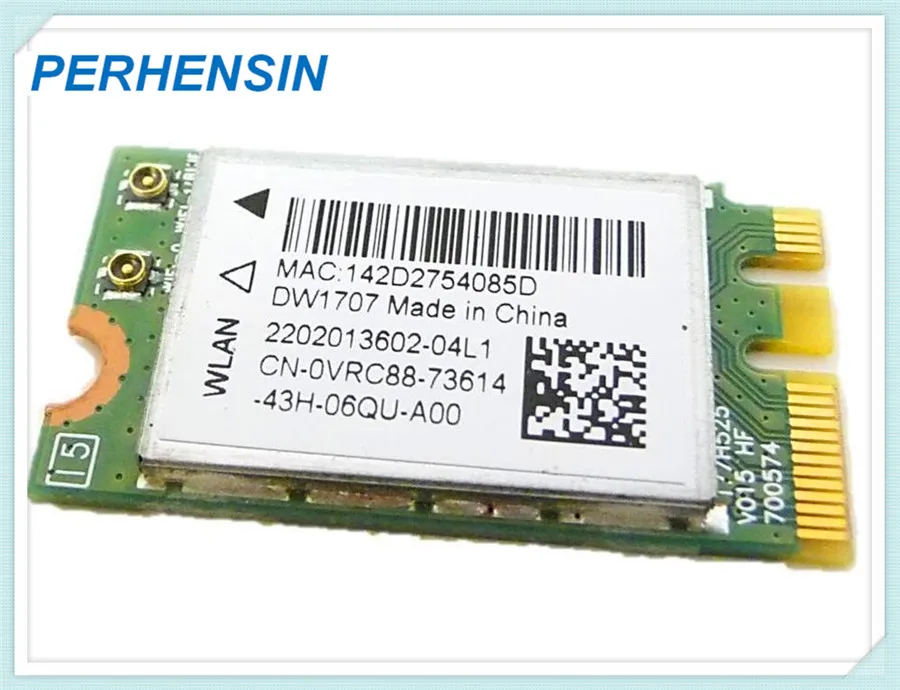 

Оригинальная беспроводная Wi-Fi WLAN-карта для Dell DW1707 VRC88 Qualcomm Atheros QCNFA335