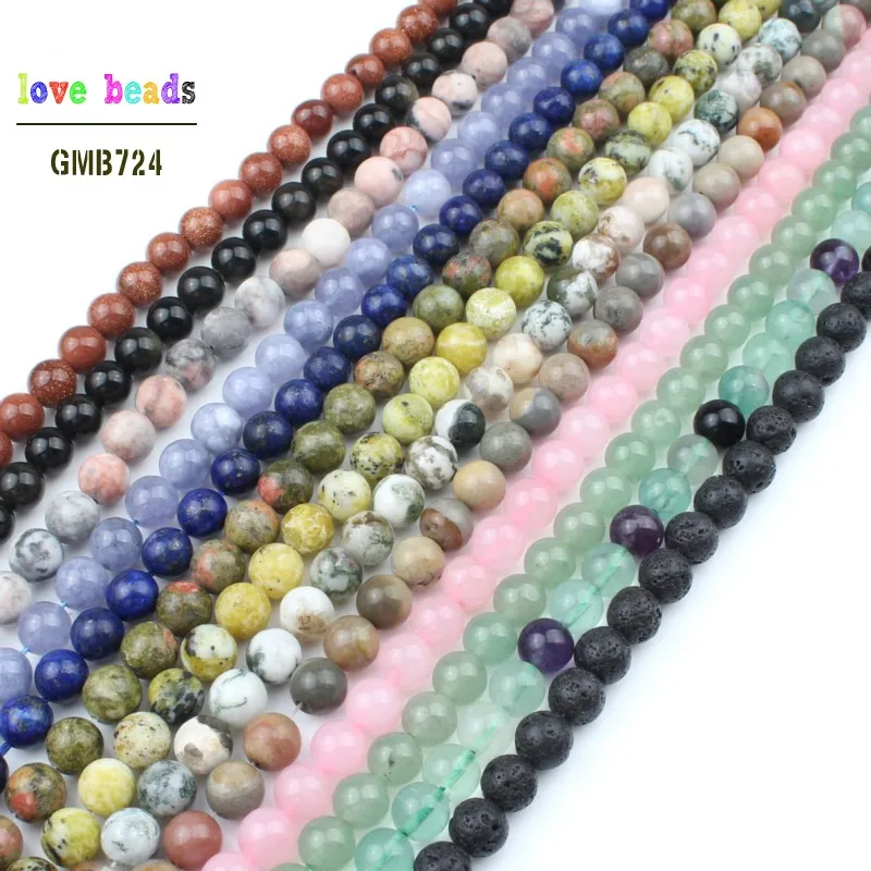 Бусины из агата с кристаллами бирюзовые Агаты унакитс каменные бусины для