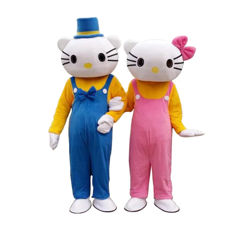 

KT cat cartoon costume KT cat walking puppet costume KT cat walking cartoon doll costume Kitty wedding performance cartoon