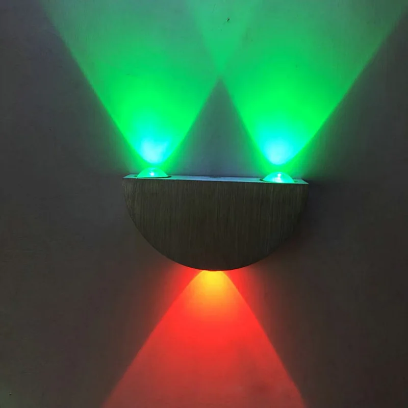 Приглушаемая/не 3 Вт Светодиодная настенная лампа вверх/вниз светильник