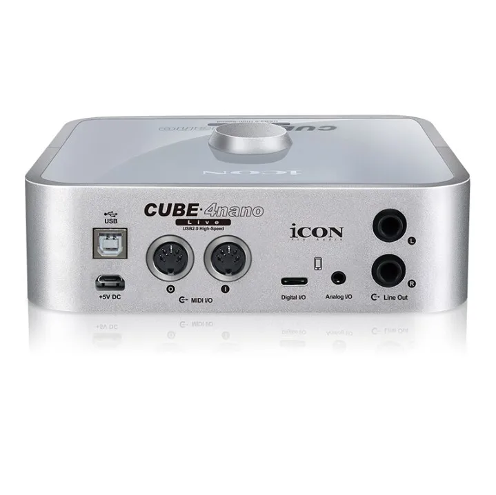 Звуковая карта ICON CUBE 4NANO Live 24 бит 192 кГц 4 в 1/4 выход USB Запись × аналоговая I/O
