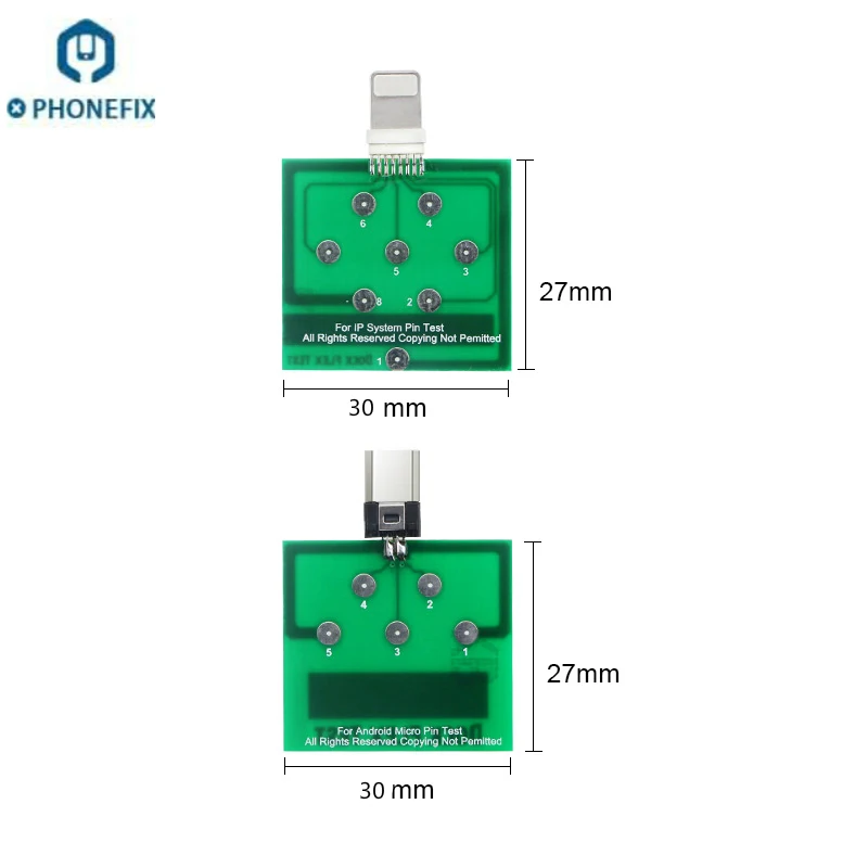 Микро USB печатная плата тестовая зарядная док станция гибкий тестер Ремонт для