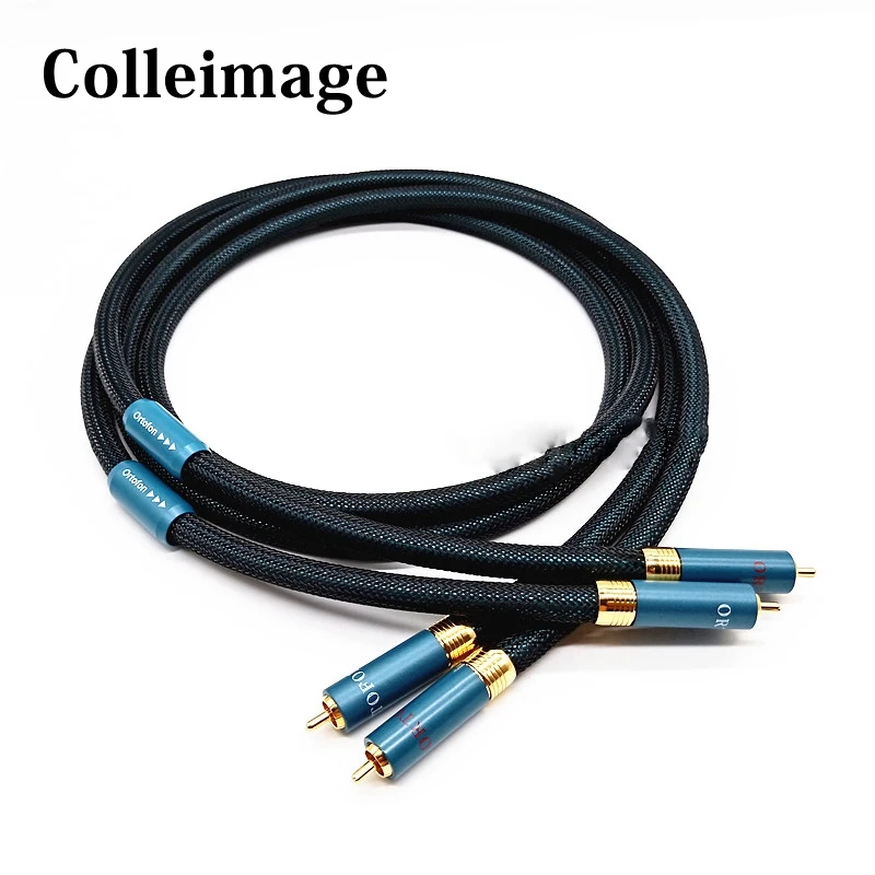 Hi-Fi 8N OCC Ortofon RCA кабель Hi-end усилитель cd-разъем 2RCA to2RCA мужской сигнальный |