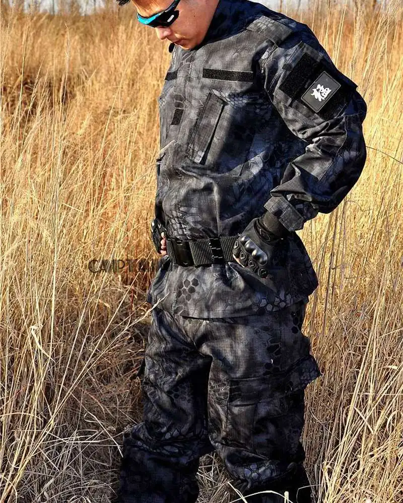 Униформы MultiCam ACU Kryptek Mandrake, военная униформа, тактическая рубашка+ штаны,, военная униформа