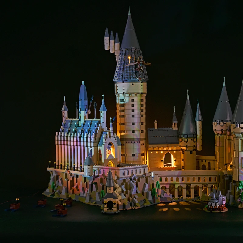 Набор со светодиодсветильник кой для замка хогварта совместимый с 71043