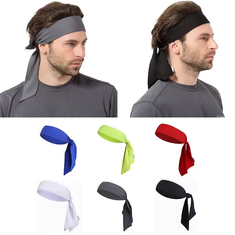 

Sports Tennis Running Headband Yoga Outdoor Women Men Sweatband Wrap Gym