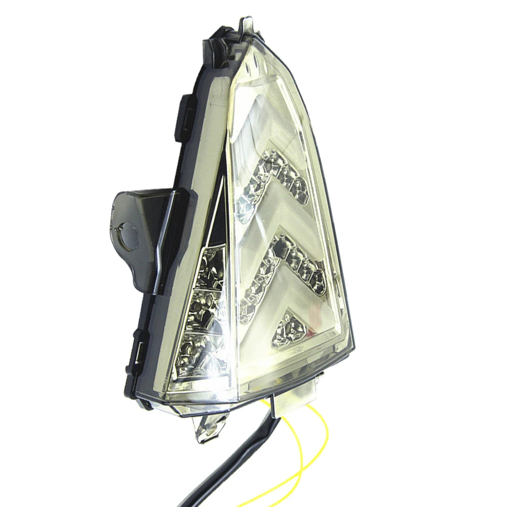 12В светодиодный задний фонарь тормозной стояночный лампа для Yamaha YZF R15 дым| |