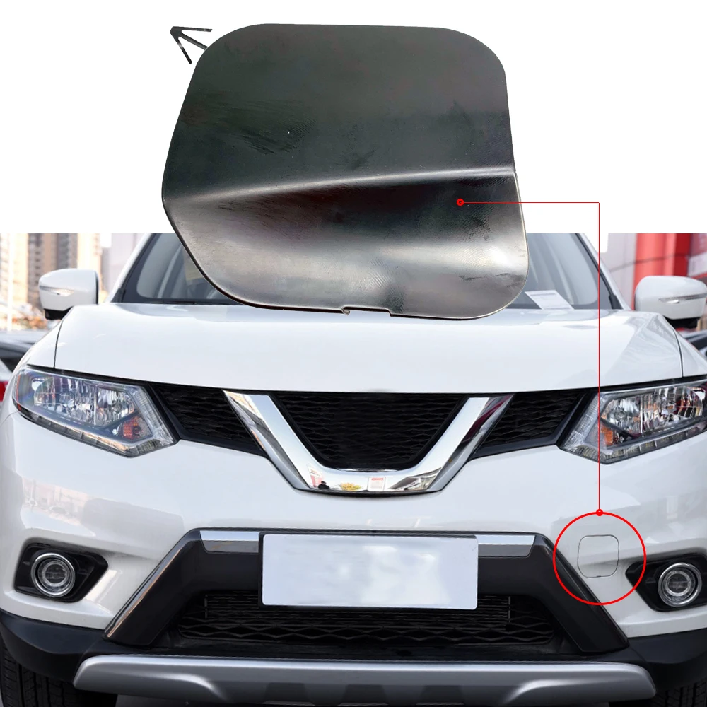 

Для Nissan Rogue T32For Nissan X-Trail 2014 2015 2016 2017 черный бампер буксирный крюк крышка переднего бампера буксирный крюк крышка