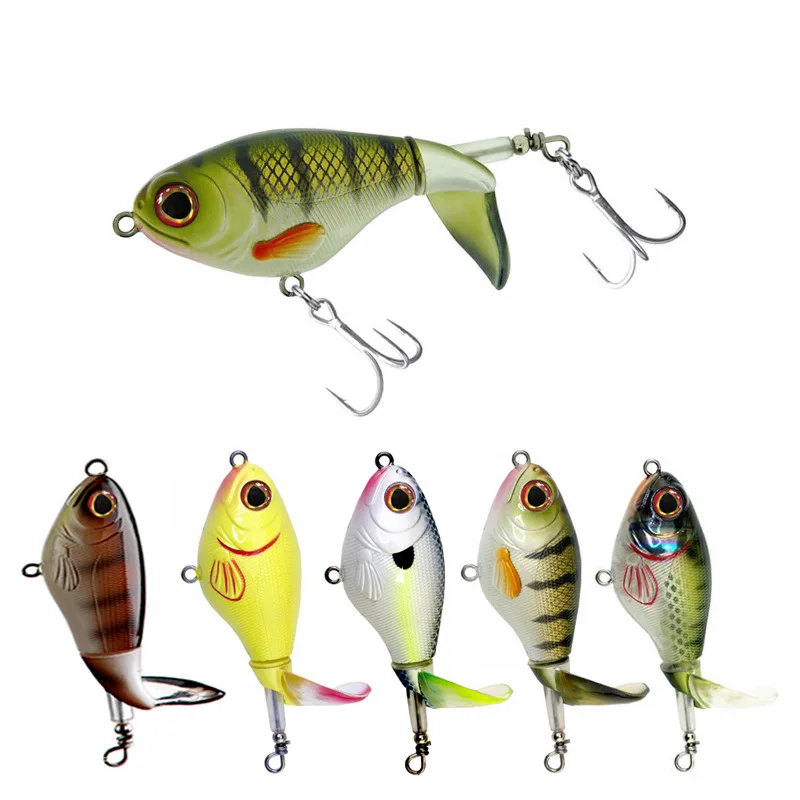 

1x 75mm 17g Pencil Lure Set Topwater Spinner Fishing Lures 2021 Bass Whopper Plopper Frog Trolling Pesca Whopper Plopper
