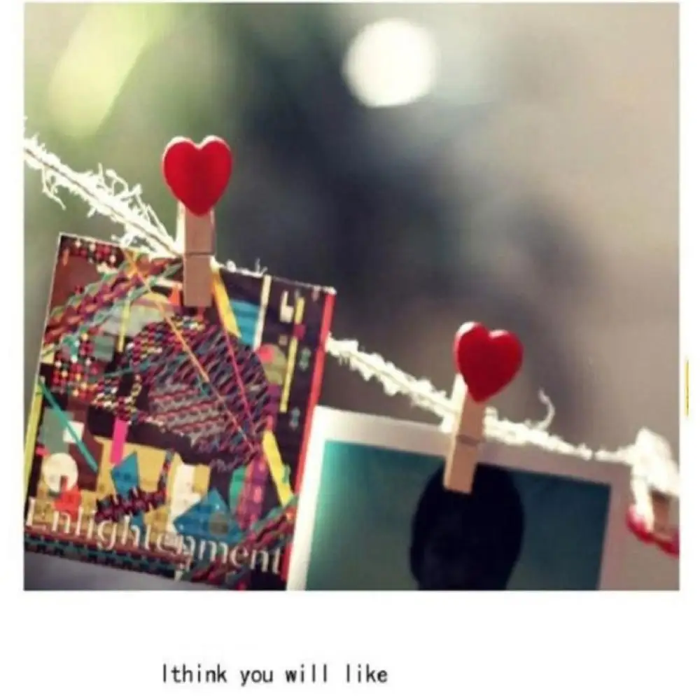 

Clips Mini Heart Love Wooden Clothes Photo Paper Peg Pin Clothespin Craft Postcard Clips Wedding Photos Decor 10 Pcs/Pack