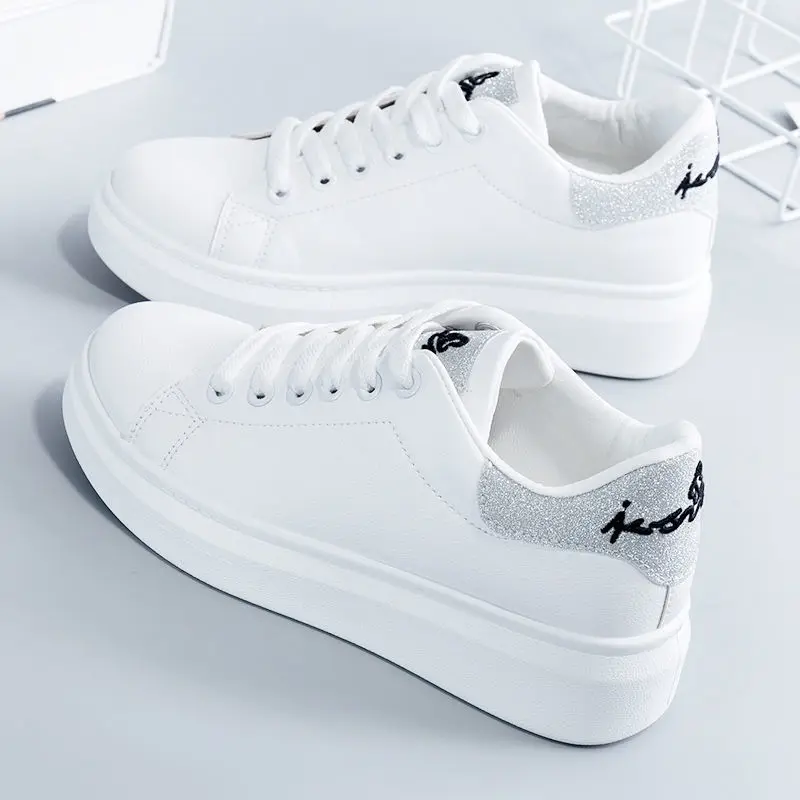

New small white shoes new female student casual shoes Korean breathable sports board shoes