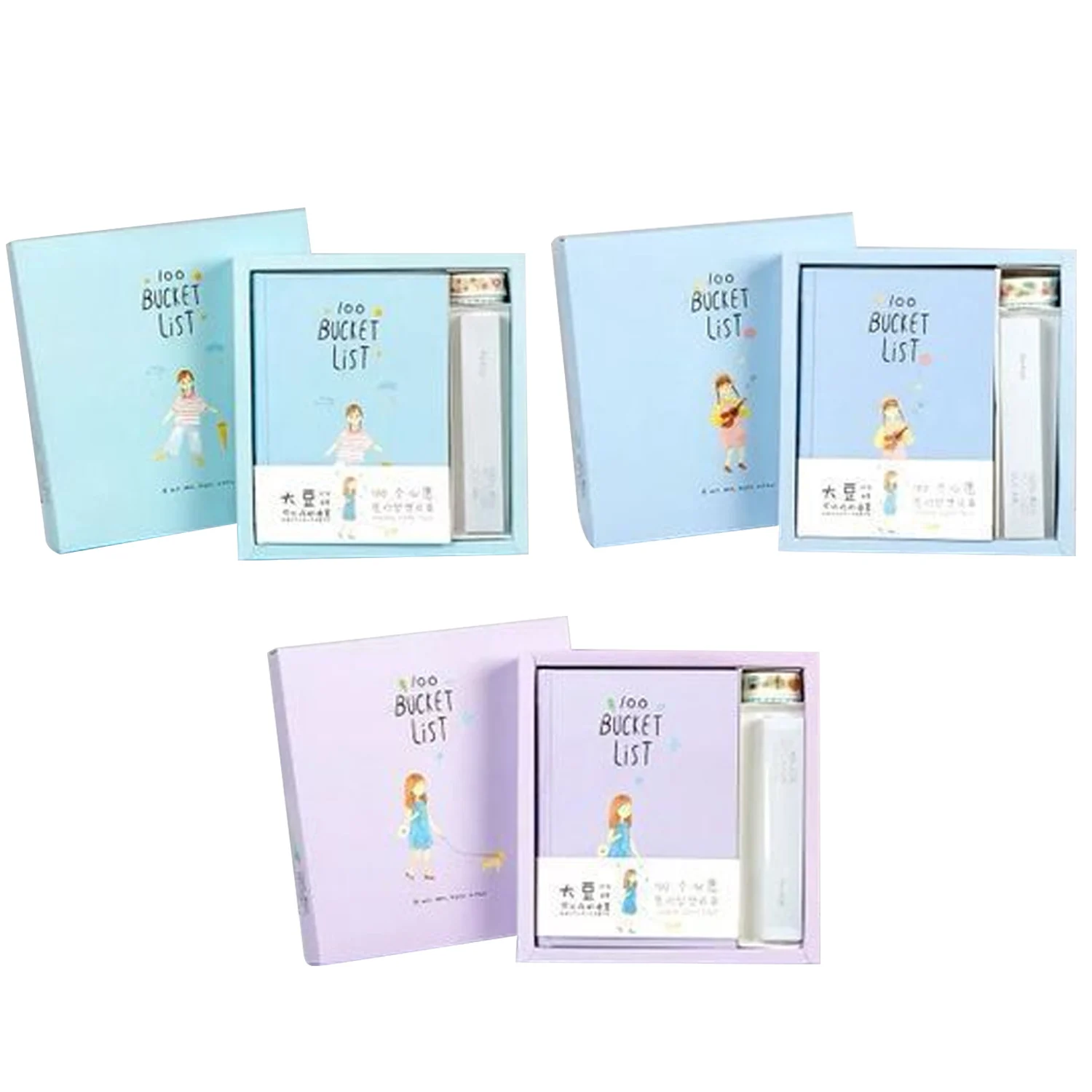 А5 каваи 100 ведра Дневник Блокнот ручная Книга Планировщик Канцтовары с лентой