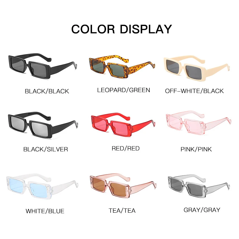 

Celebrity Style Sunglasses Black Rectangle Square Frame Sunglasses Vintage Polarized Glasses Fashion Women Men Luxury Sunglasses