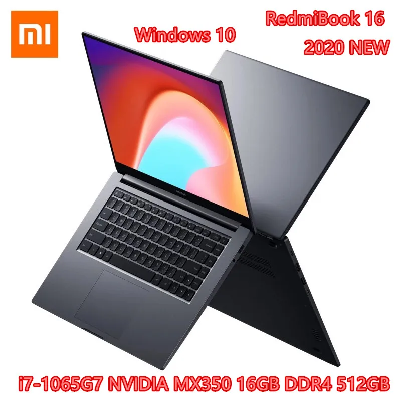 Xiaomi RedmiBook ноутбук 16 1 дюймов процессор Intel Core i7-1065G7 NVIDIA MX350 Гб DDR4 512 - Цена: 70 872,88 руб.