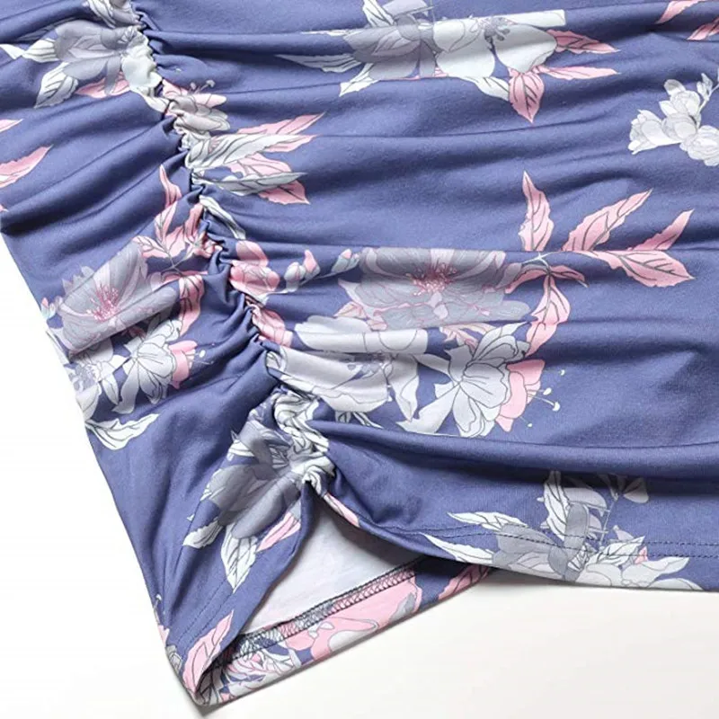 

Autumn Casual Womens Pregnant Maternity Clothes Nursing Tops Breastfeeding T-Shirt Long Sleeve Printed Pregnancy Mother Clothing