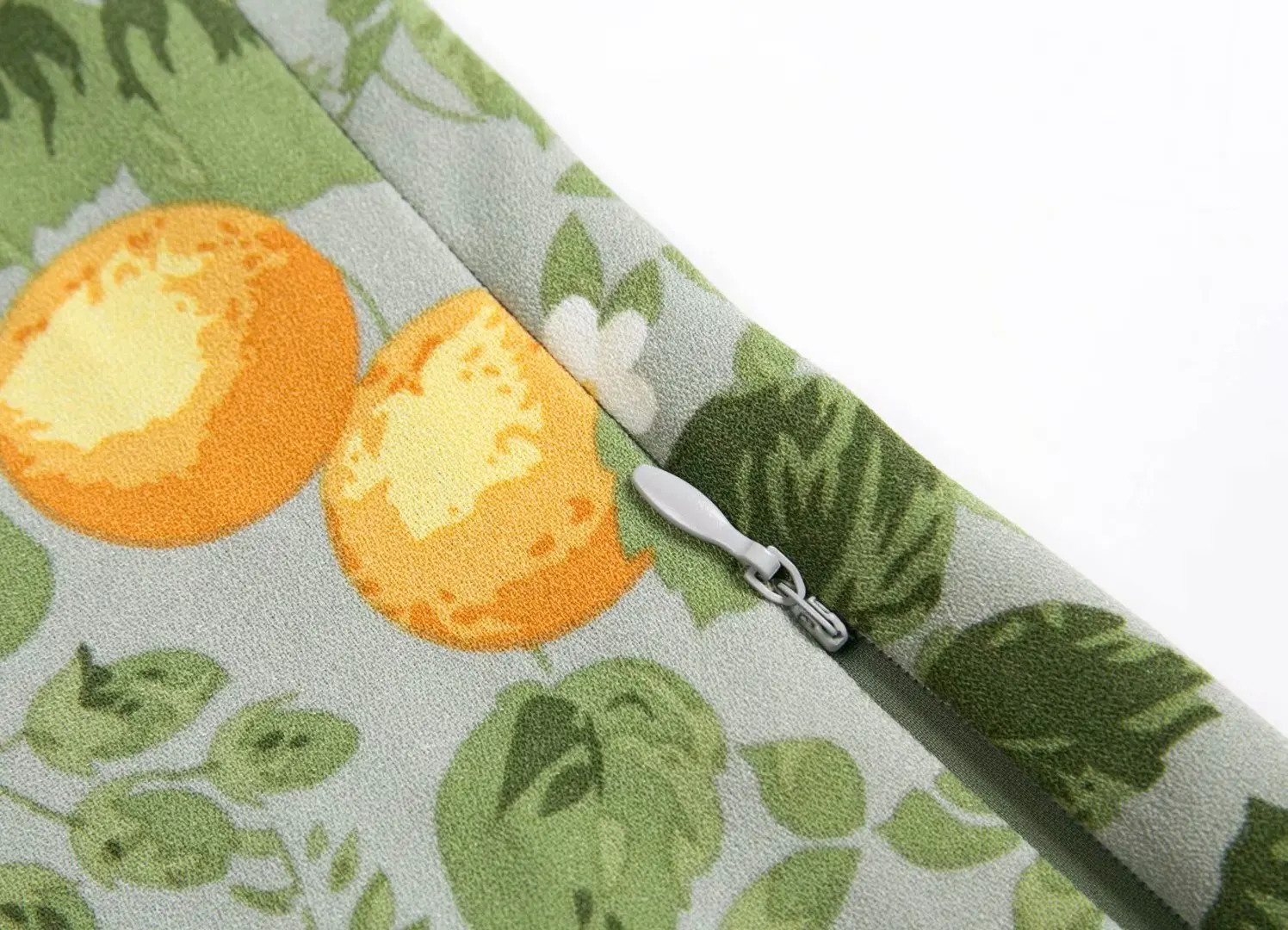 Магазин 2024 зеленый тонкий Топ траф с желтым лимонным принтом эластичная майка