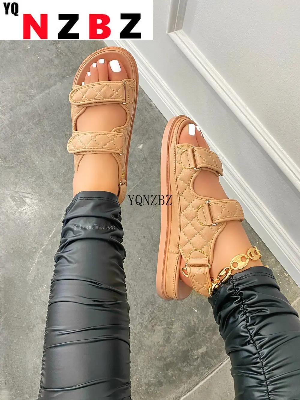 

2021 Designer Shoes Woman Sandalie Gladiator Velcro Sandals Women High Quality Ladies Shoes Summer Platform Sandalias De Muje
