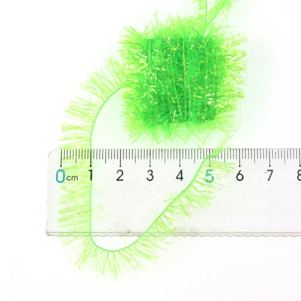 Bimoo 10 мешков мм широкая Хрустальная вспышка Мишка из мишуры для завязывания мушек