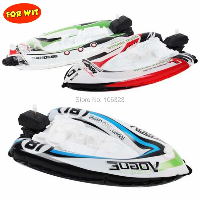 

New Summer Swin Mini Air Inflatable Yacht Toy, Baby Shower Room Bath Light Boat,Children Winding Up Water Toys with Inflator Pum