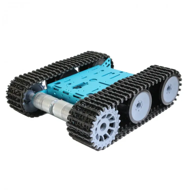 

Smart Tank Robot Chassis Robot Tracked Car Platform w/ Motors For Arduino Raspberry PI DIY Robot Toy