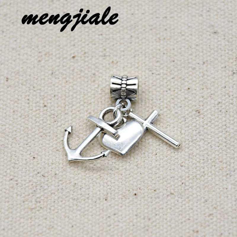 

20pcs Fashion zinc alloy metal antique silver charms Faith Hope Love symbol pendants for DIY necklace Bracelet jewelry findings