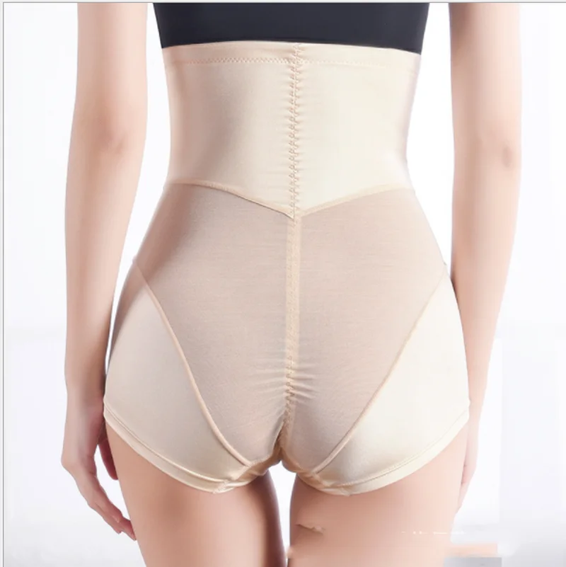 

Postpartum high waist body shaping Pants Large Size breathable row hip lifting abdominal pants traceless beauty underwear