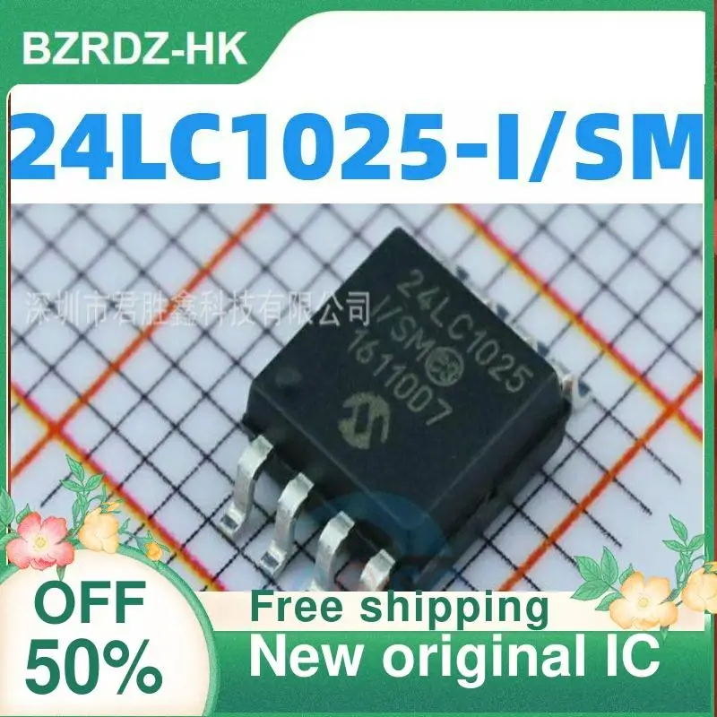 

2-10PCS/lot 24LC1025-I/SM 24LC1025-I 24LC1025 SOP8 New original IC