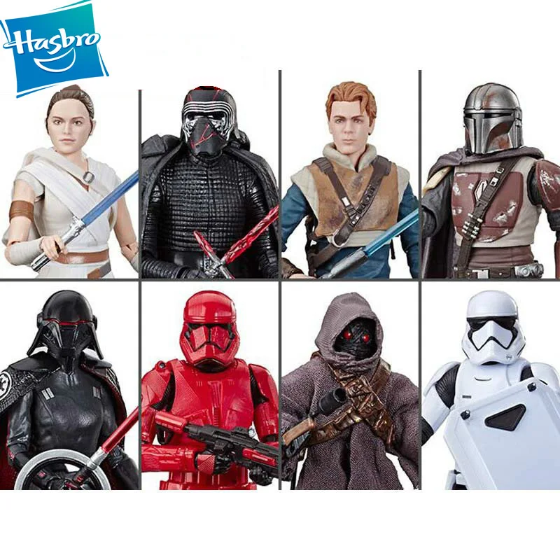 

Hasbro Star Wars The Black Series Kylo Ren Chewbacca Boba Jango Fett General Grievou 6-Inch PVC Action Figures Wave 1 Case