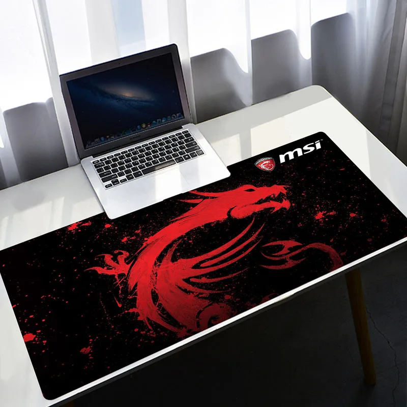 msi gaming mouse pad large mouse pad gamer big mouse mat for pc computer mousepad xxl carpet surface mause pad keyboard desk mat free global shipping