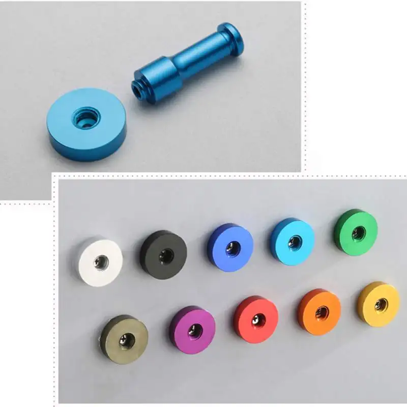 Цветная алюминиевая вешалка для одежды шляпы пальто с одним крючком настенное