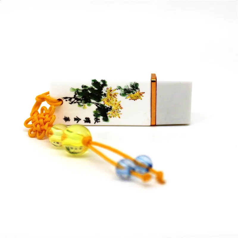 Китайский фарфор для рисования USB флеш-накопитель 64 ГБ керамический Подарочный 4 8