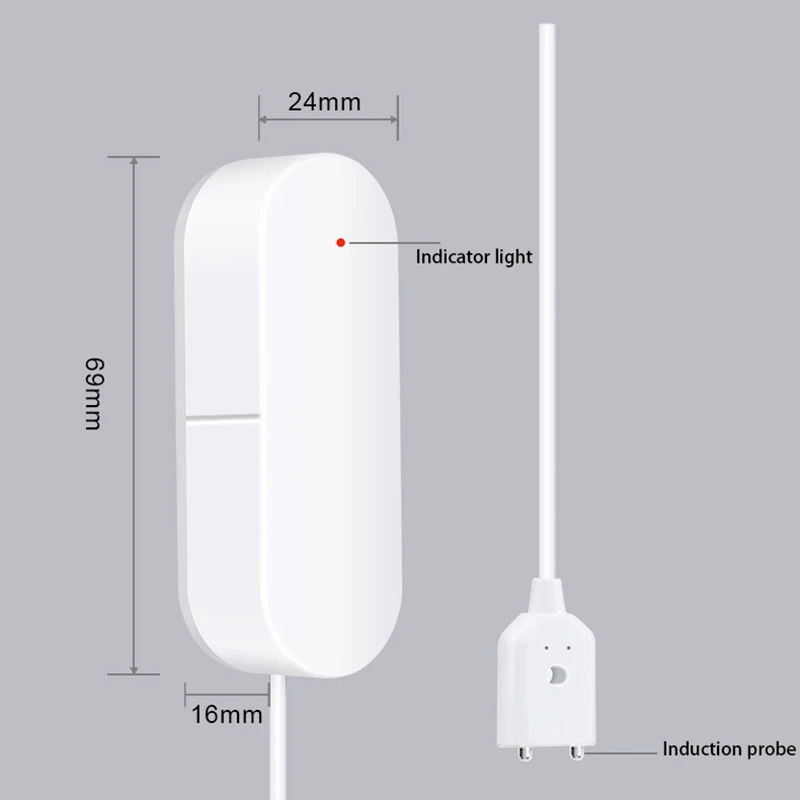 Для TUYA Smart Датчик водной сигнализации WiFi детектор утечки воды перелив потока
