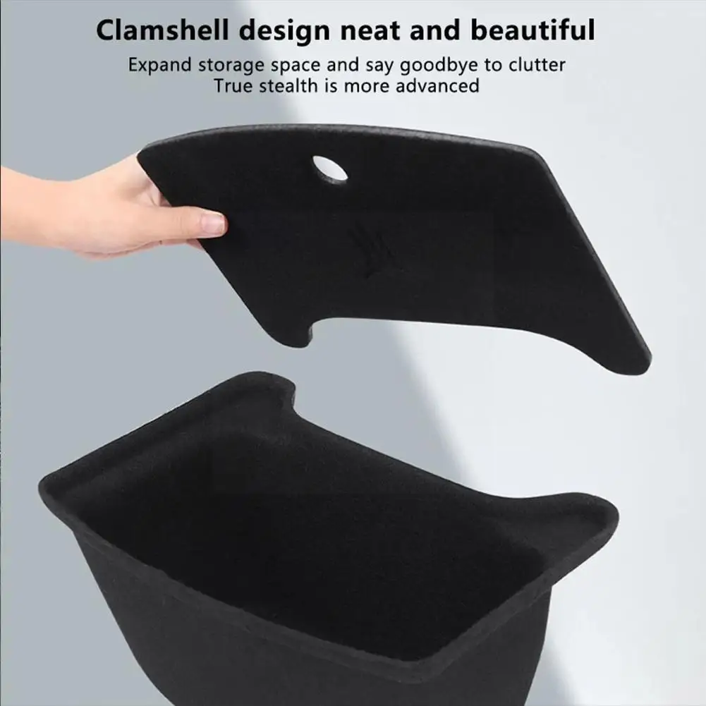 Автомобильный задний Средний ящик для хранения Tesla модели Y 2021 мусора аксессуары