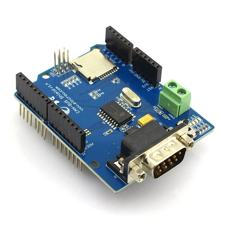 MCP2515 CAN BUS щит контроллера платы ELE Can Bus для Arduino Mega Leonardo | Электронные компоненты и