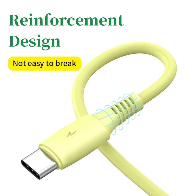 Кабель USB Type-c мобильный телефон Micro 2 А для быстрой зарядки и передачи данных 1 м 3 |