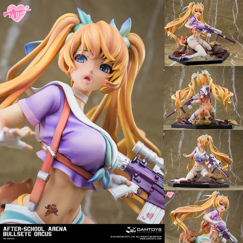 

15cm Damtoys After-school Arena Second Shot All Rounder Bullseye Orcus Sexy Anime Figure All-rounder Elf Sexy Action Figure Toys