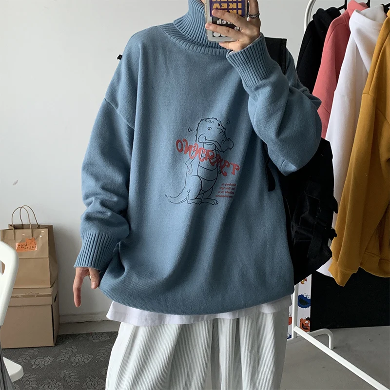 

Водолазка, пуловер, мужской свитер, главный пуш-спот, популярный корейский топ