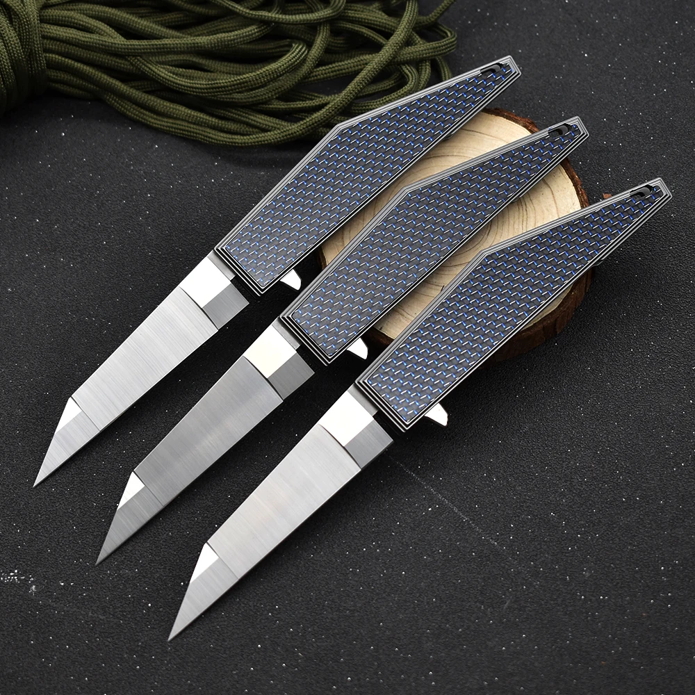 Складной нож LUOKESI M390 из порошковой стали ручка углеродного волокна высокой