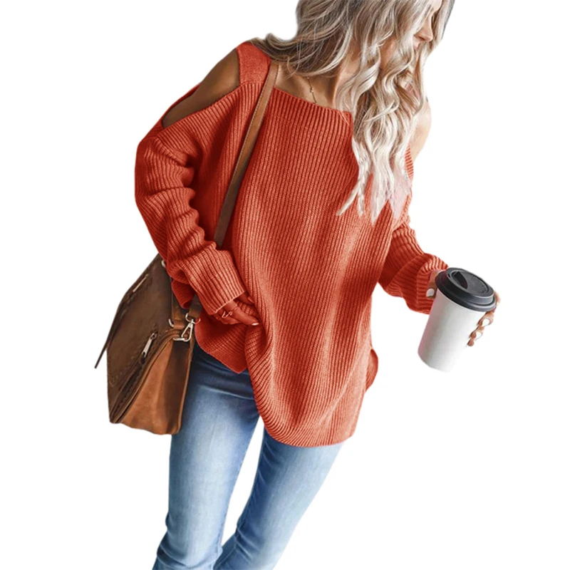 

2020 New O-neck Knitted Women Pullover Sweater Autumn Winter Puff Sleeve Female Sweater Solid Green White Ladies Leisure Jumper