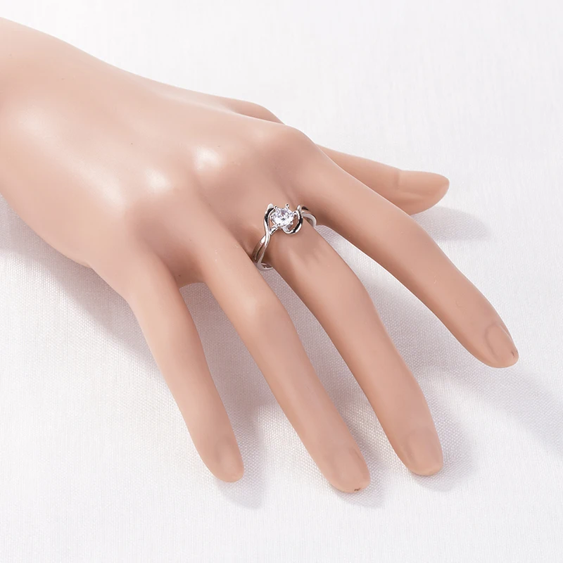 Модное серебряное/розовое золото уникальный дизайн высокое качество кубический