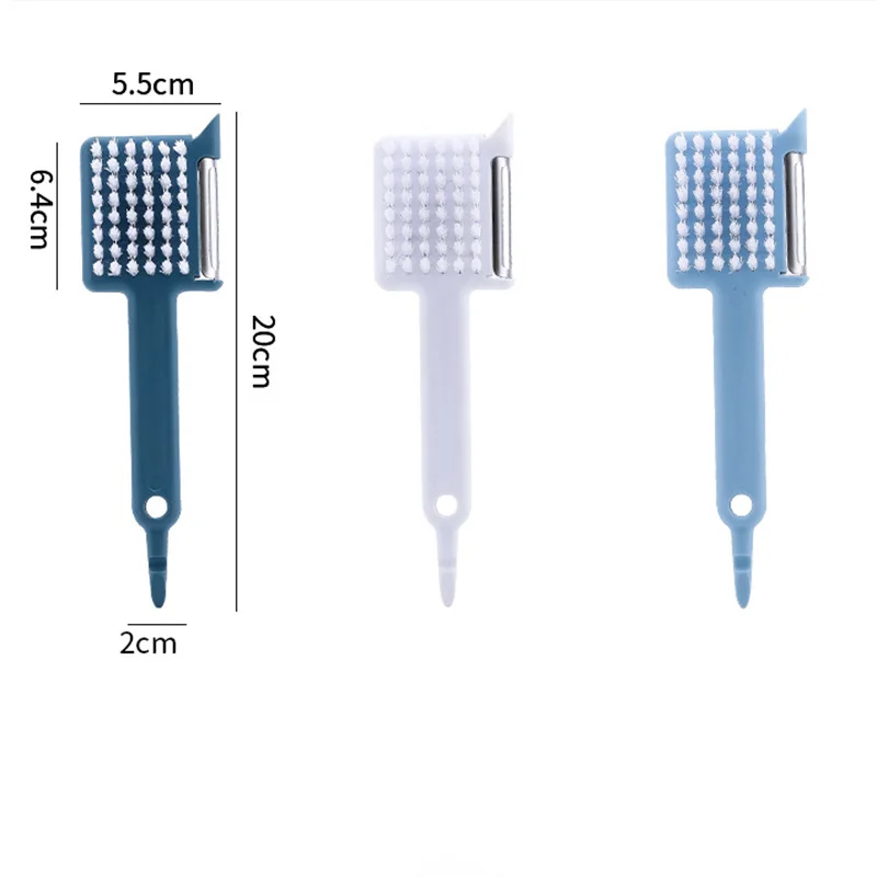 1Pcs Multifunction Fruit Vegetable Cleaning Brush 5 In 1 Peeler Corkscrew Garlic Grinder Potato Oysters Clean Kitchen Tool | Дом и сад