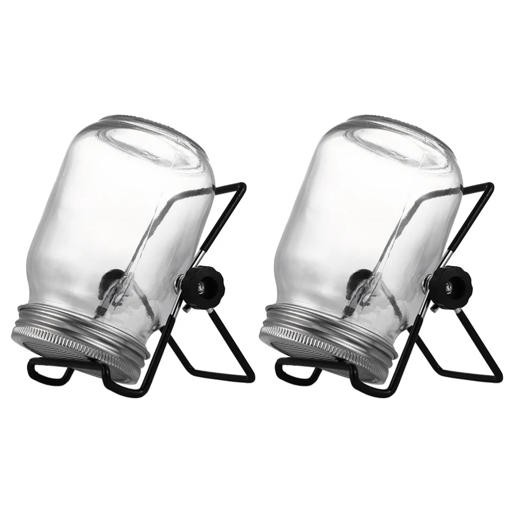 

2 Sets 500ml Sprouting Jar Mason Sprouting Jar Kit with Lid and Rack