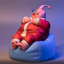 DBZ Cute Fat Majin Buu Christmas Couch Pajamas Doll GK Action Figure Toys Christmas Gift