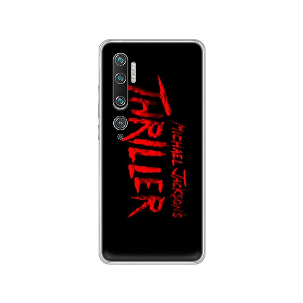 

Michael Jackson Thriller trend shell Transparent Phone Case cover hull For XIAOMI mi 3 4 5 5X 8 9 10 se max pro a2 9T note lite
