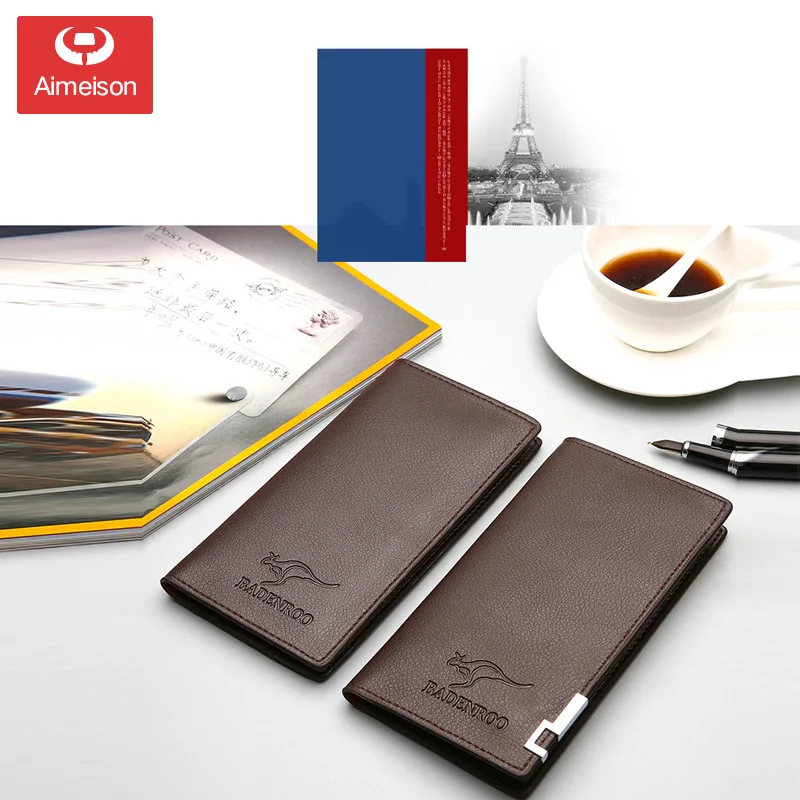 Длинный кошелек мужские кошельки из ПУ кожи мужской кошелек|Мужские кошельки| |