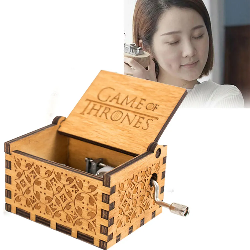 Дочь маме спасибо я люблю тебя Выгравированная музыкальная шкатулка винтажное