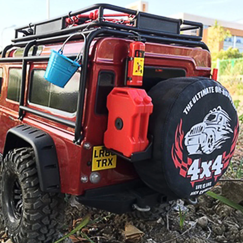 Украшение автомобиля на радиоуправлении чехол для запасной шины 1/10 RC Crawler Traxxas TRX4